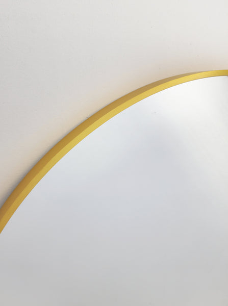 Gold Metal Arch Mirror  - Medium 80cm x 170cm