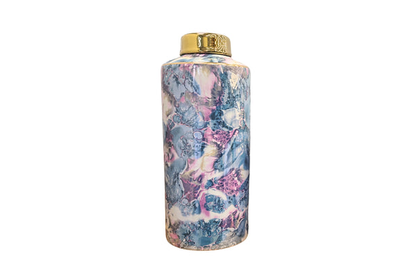 Blossom Marble Ceramic Canister - 2 Sizes Available