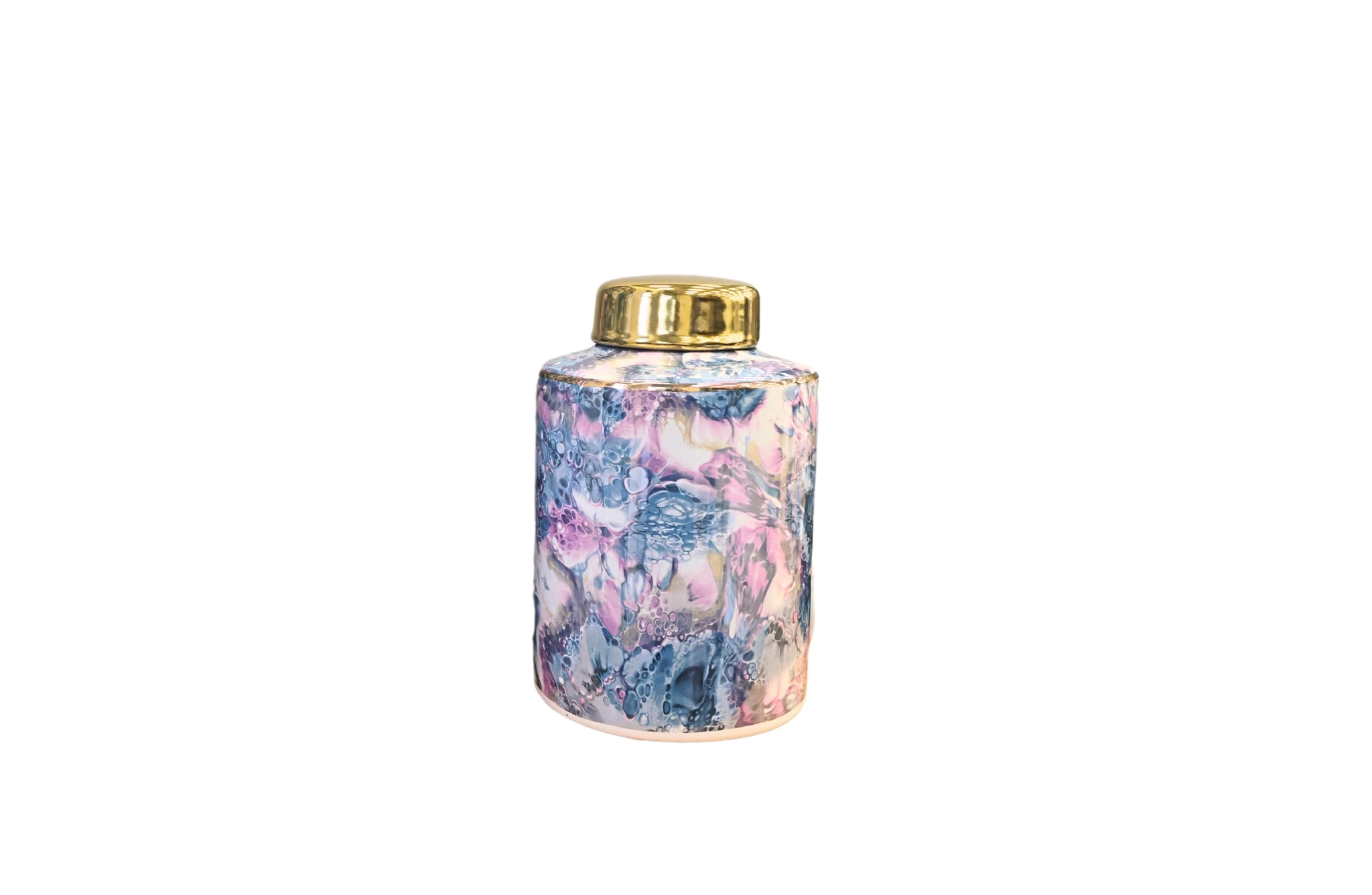 Blossom Marble Ceramic Canister - 2 Sizes Available