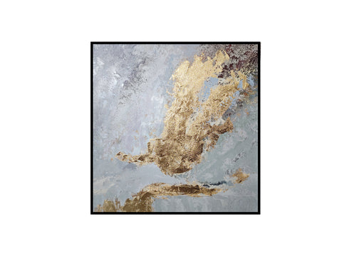 Gold Marble Wall Art Framed Canvas Wall Art - Small