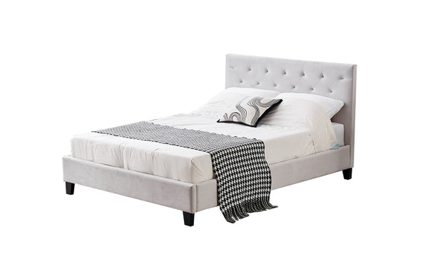 Winston Velvet Tufted Bed