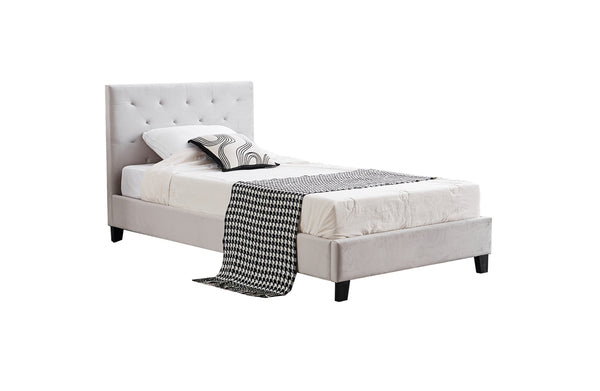 Winston Velvet Tufted Bed