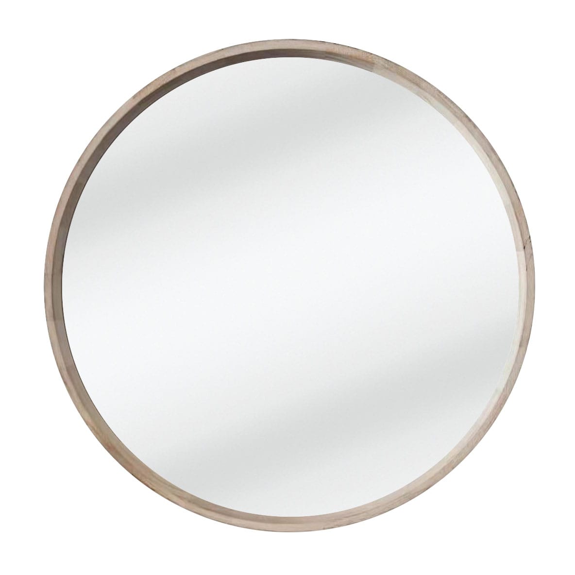 Natural wood - Mirror Round