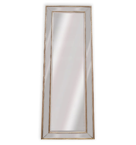 Medium Gold Beaded Framed Mirror - 70cm x 170cm