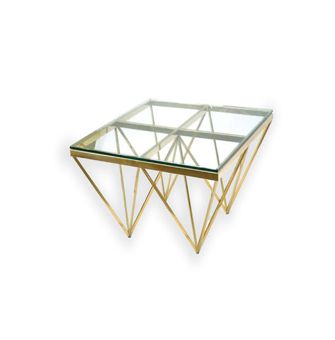 Pinnacle Gold Side Table
