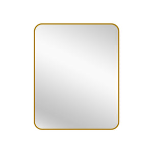 Gold Metal Rectange Mirror  - Small 80cm x 100cm